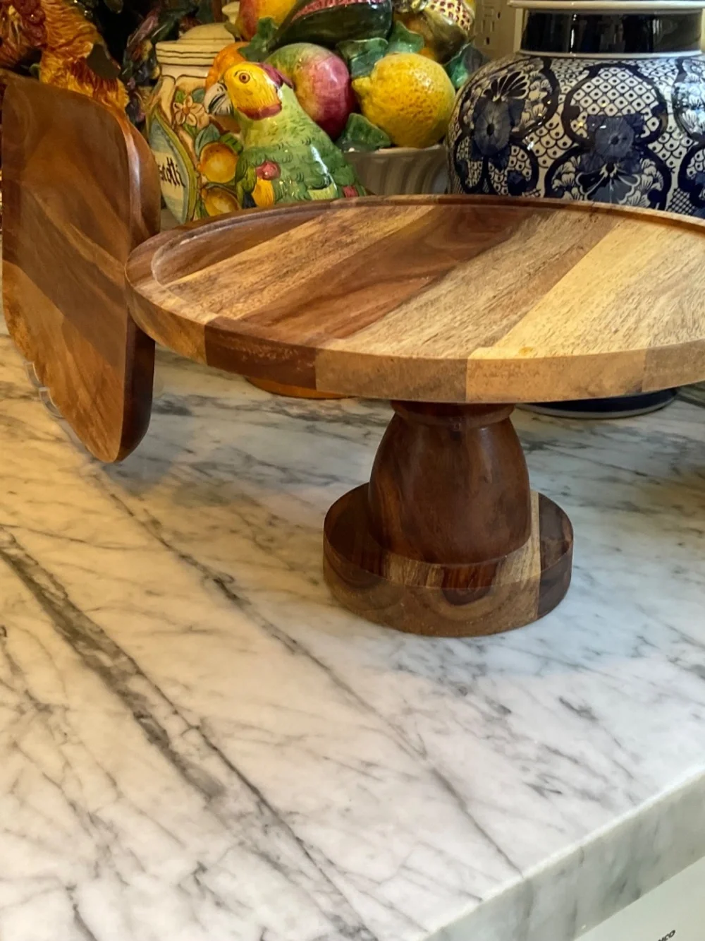 Set of wood servers